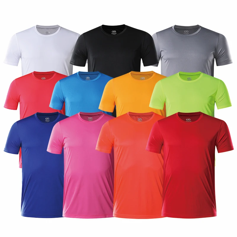 

Summer Unisex Short Sleeve Plain White 100% Polyester T shirt With Custom Logo