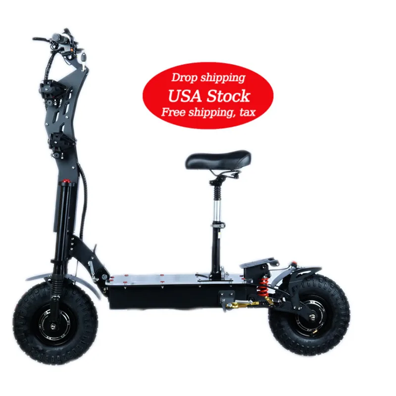 

100km/h 14 inch off off road fat tyre 72V 8000W 45AH electric scooter long range fold e-scooter fast electric scooter 8000w
