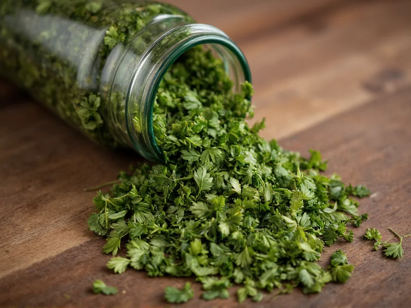 Dried Parsley Bottle: Storage, Shelf Life & Usage Guide