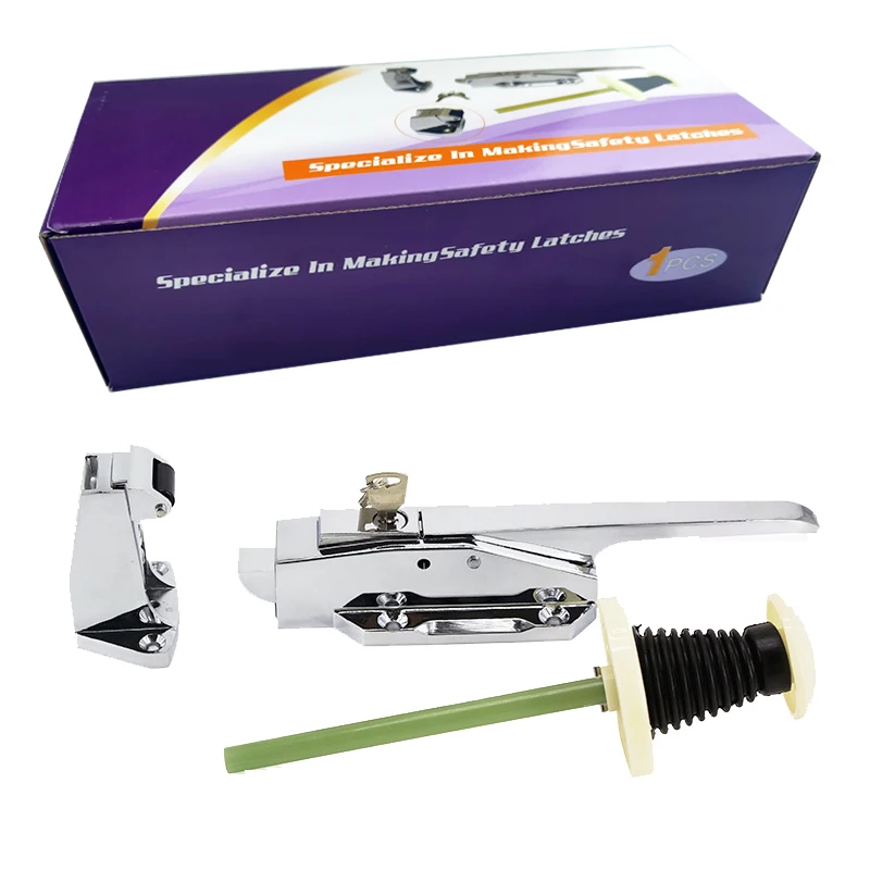 CX-1178S Advanced Design High Pressure Zinc Alloy Industrial Style Die-Cast Cam-Lift Cold Room Door Safety Latch Enhanced