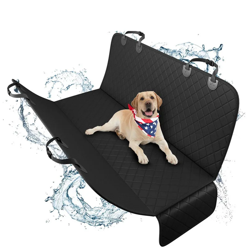 

Wholesale Custom Luxury Waterproof Portable Back Protector Large Pet Dog Car Seat Cover Booster For Back Seat, Black,orange