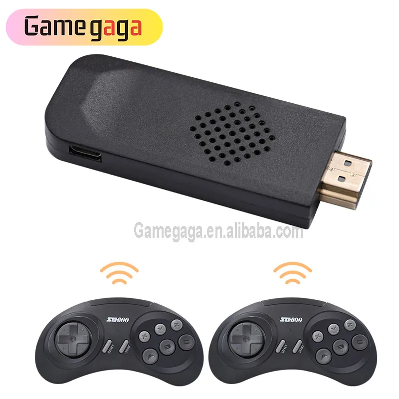 

SG800 Retro Gaming Console For Sega Genesis 16 Bit Video Game Consola With 688 Juegos HD Mini Game Stick For Sega Mega Drive, Black