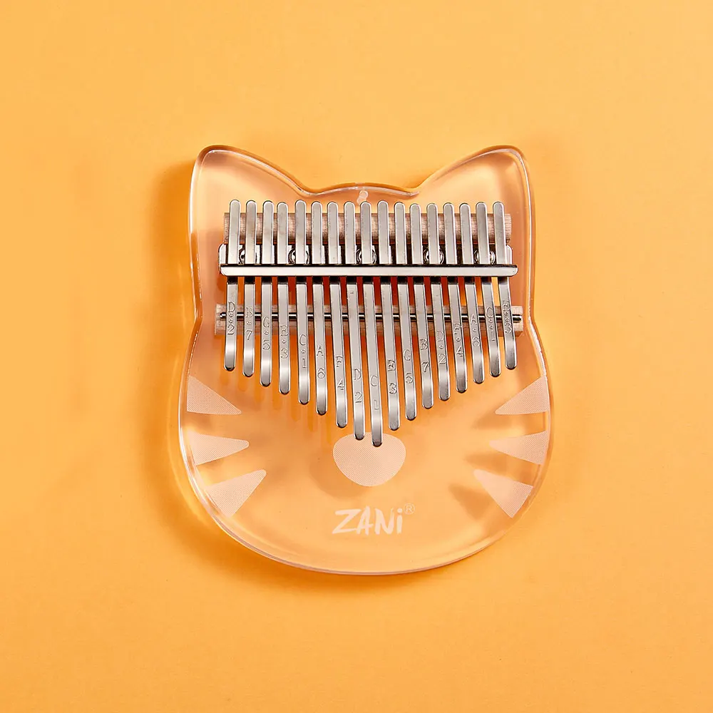 

Acrylic Kalimba 17 key cute Totoro hot selling Kalimba support OEM wholesale Kalimba factory production, Crystal