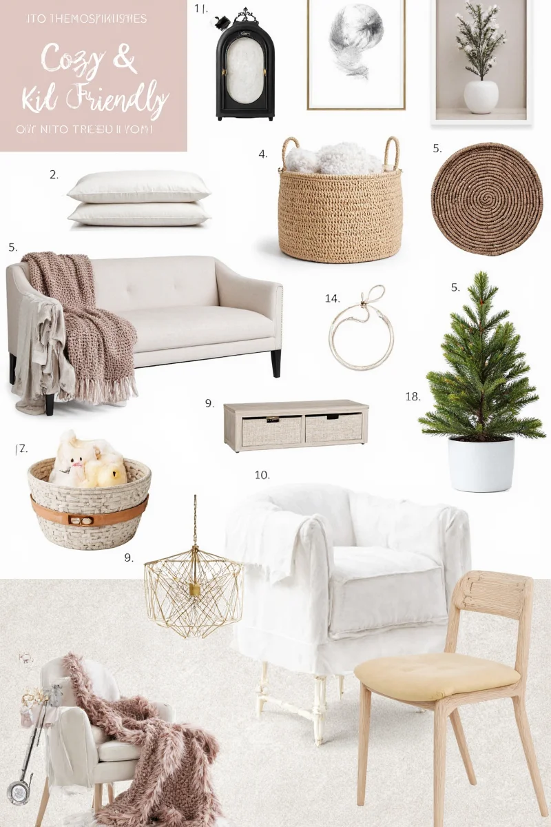 Example of a Winter Mood Board Collage