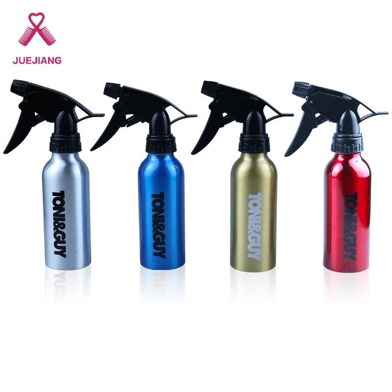 

New hot sale aluminium barber water spray top Mist trigger water spray bottle for hair Professional Hair Salon Mist Spray Bottle, Blue