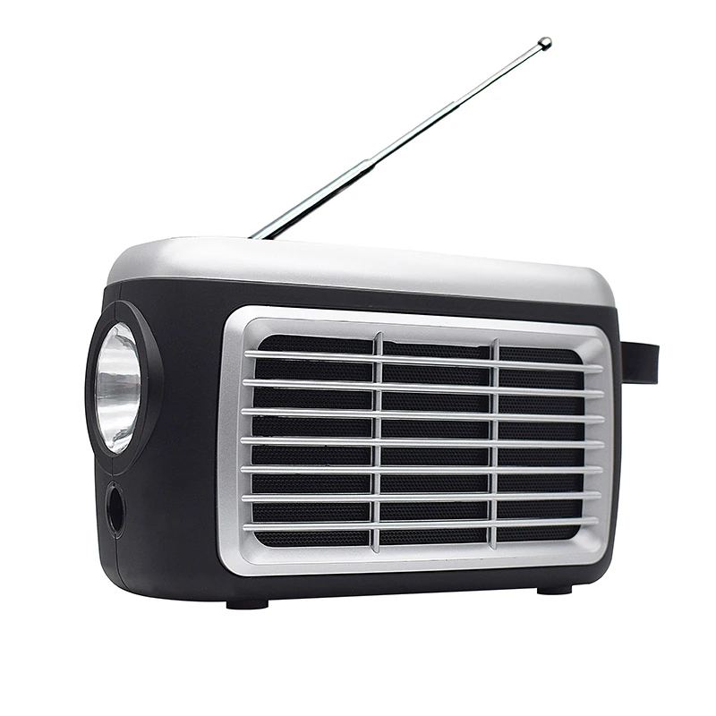 

Newest 1200mah Wireless Speaker Portable BT Speaker mini sound box support USB/ TF/ FM Radio with solar pannels, Black