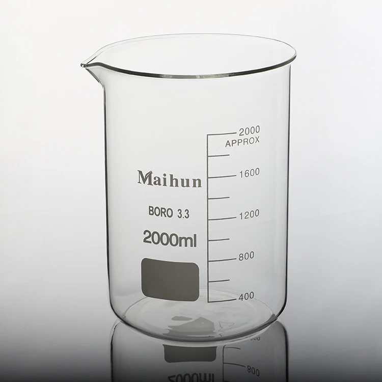 

5000ml big size print graduation multi-purpose lab glass beaker mug