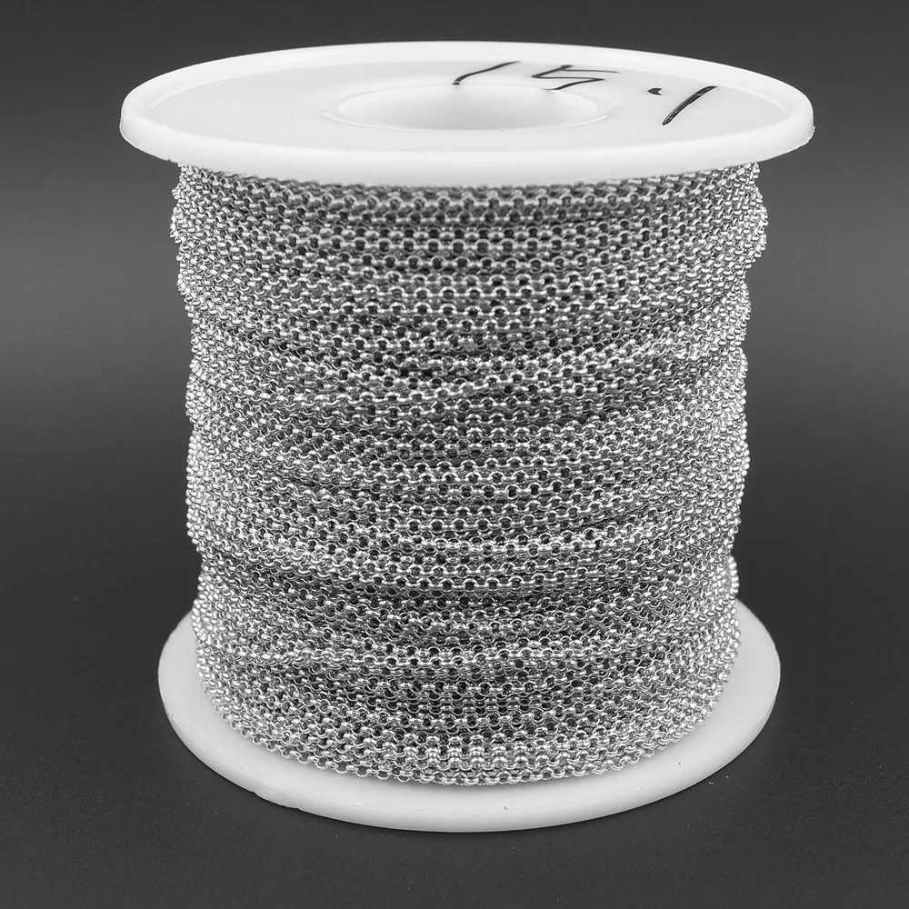 Wholesale Bulk 925 Sterling Silver Cable Chain 1.4mm - 18