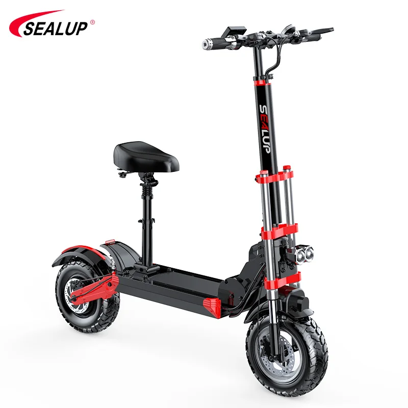SEALUP Q18 China 1000w Motor Powerful 48v Two Wheel 12 Inch Fat Tire Off Road Electric Scooter For Adults Frame And Accessor