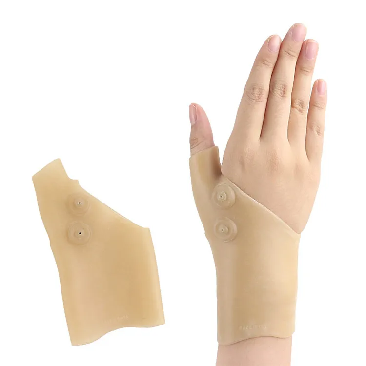 

Magnetic Therapy Splint Gel Wrist Thumb Support Brace Thumb Hand Wrist Support Glove for Tenosynovitis Typing Pain Relief, Skin