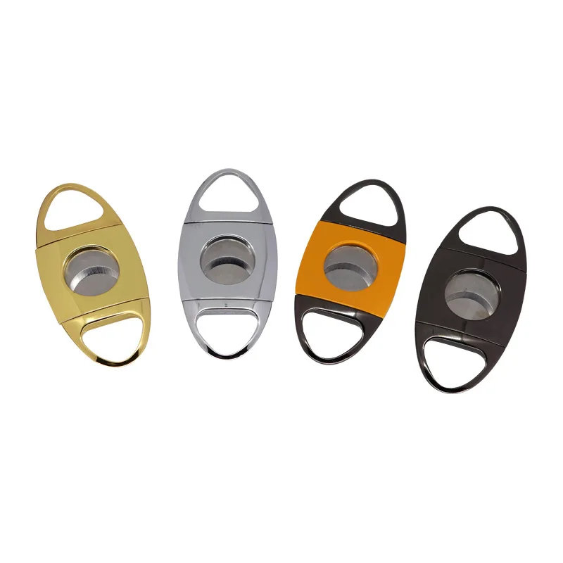 

Wholesales Custom Stainless Steel Scissore Metal Cigar Cutter, Customed colors