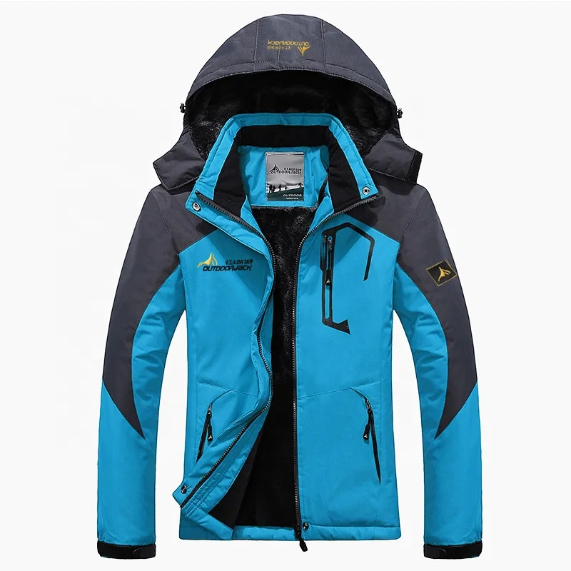 Windproof Mens Women Outdoor Traveling Working Warm Clothing Winter Coat Hoodie Windbreaker Jacket