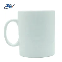 

Promotional gift 7102 round sublimation mug white ceramic mugs