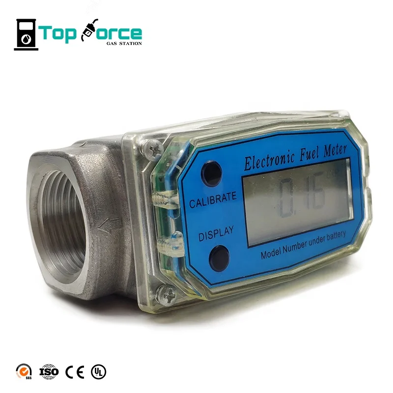 
Electronic digital pulser turbine flow meter with high precision for fuel diesel gasoline 