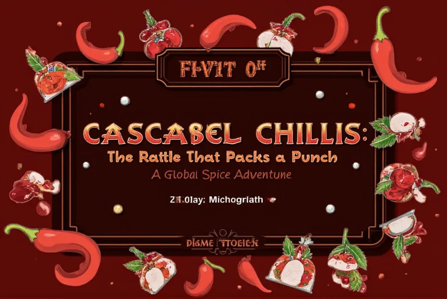 Homemade cascabel chili sauce in a blender