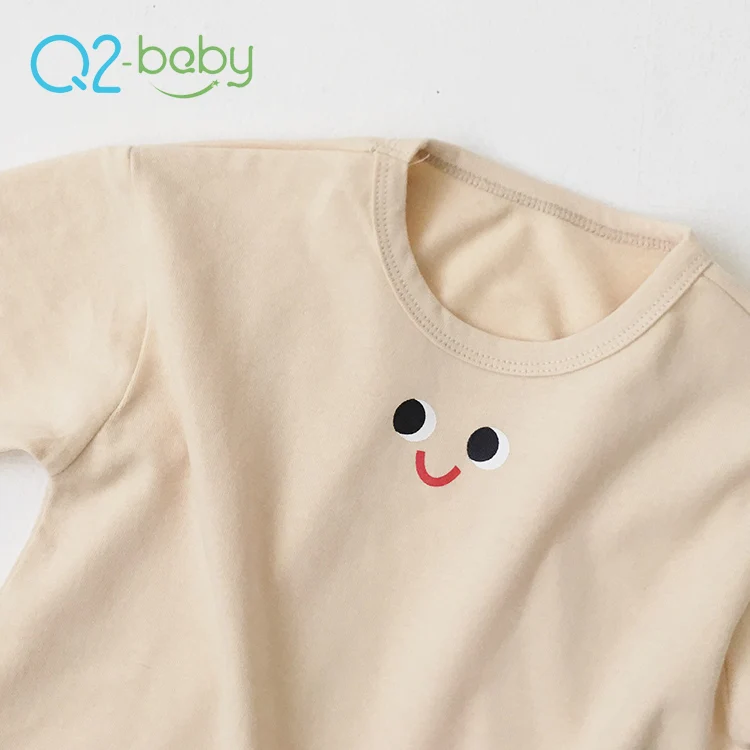 
Q2-baby Cute Cartoon Eye Printed Soft Cotton O-Neck Long Sleeve Baby T-Shirt 