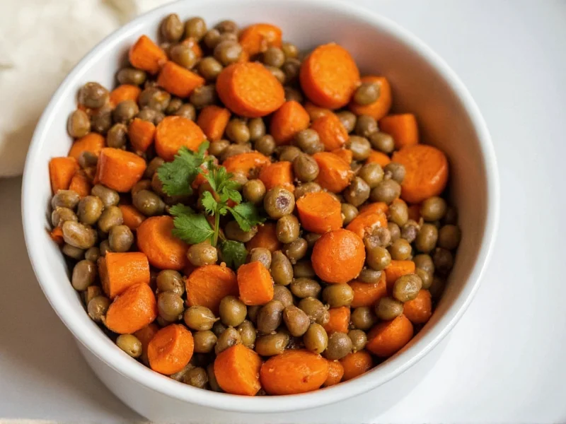 Perfect Vegan Lentils and Carrot Recipe in 40 Minutes