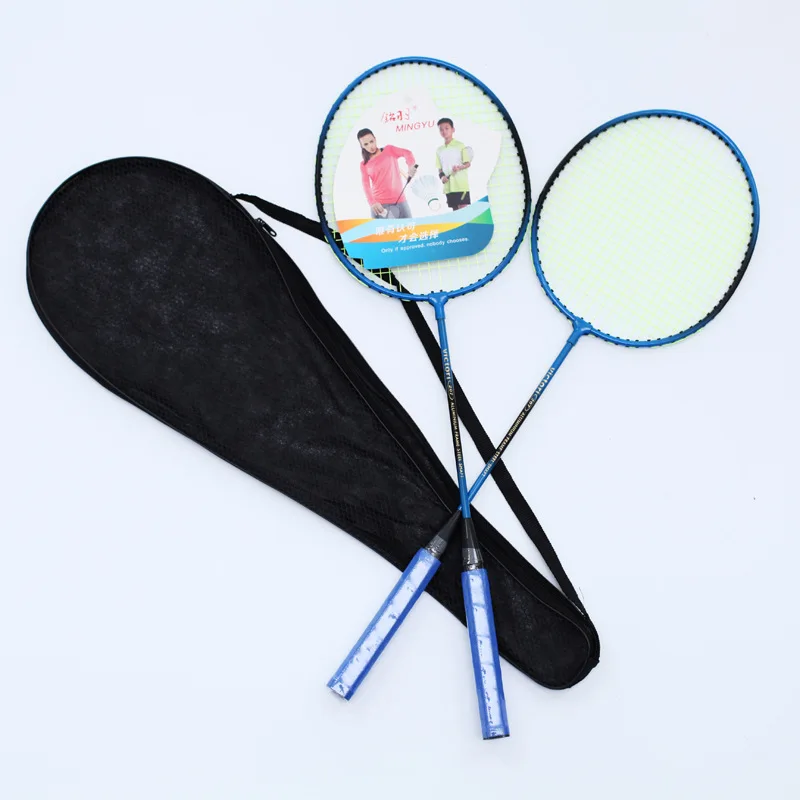 

1 Professional Badminton Kit 2 Rackets + Tote Bag Indoor Outdoor Casual Game Sports Accessories, Blue,red,purple