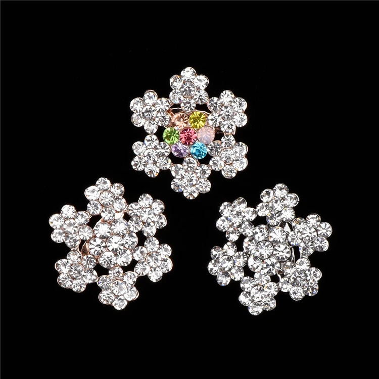 

2021 fashion latest snow flower alloy rhinestone pin brooch for ladies gift