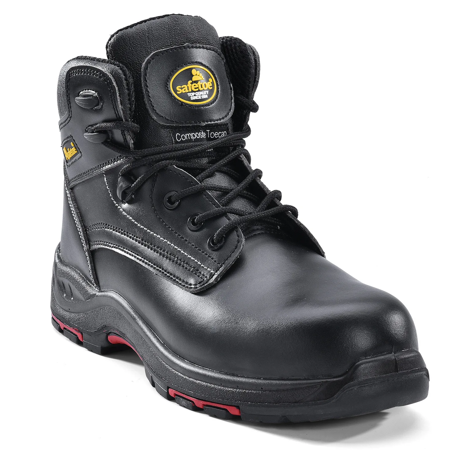 

High-top insulated shoes multifunction black car safety shoe steel toe industrial genuine leather suppler china