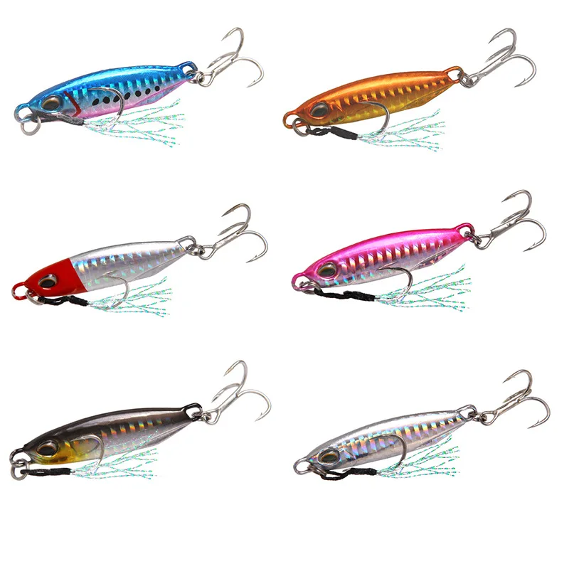 

Popular hot sales luminous artificial metal wobbler fishing lure molds / jigging lure 200g