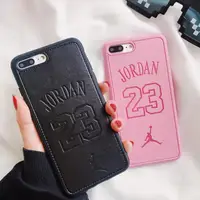 

Free shipping Number 23 Jordan Leather phone Case For iphone 11 XS 7 8 plus Case NBA Jersey phone case