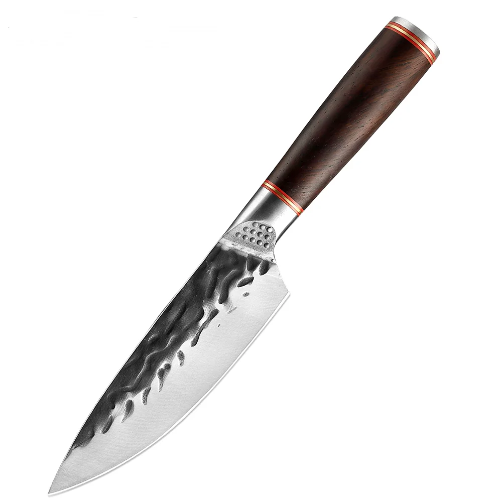 

High carbon stainless steel chef knife hand-forged boning knife free leather case