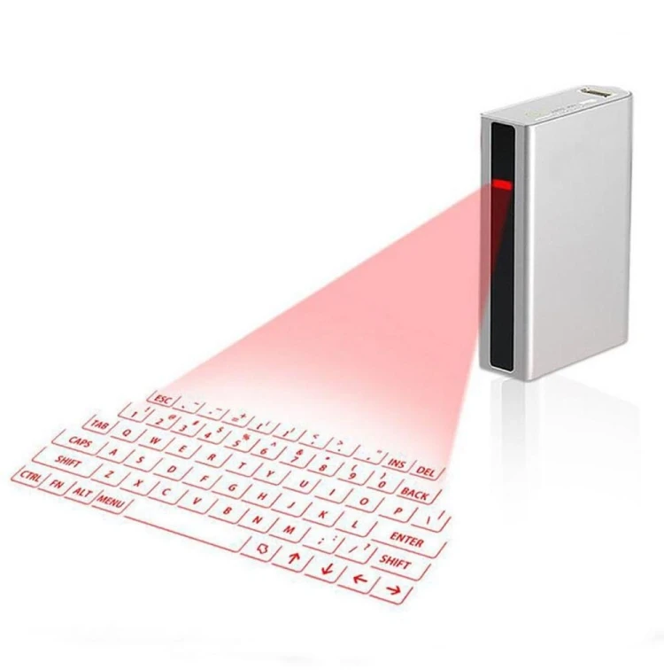 

MINI F3 Virtual Laser Keyboard Portable Wireless Projection Mini Keyboard 2 in 1 Keyboard For Laptop