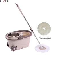 

New Style Walkable Detachable Spin 360 Mop With Two Refill Heads