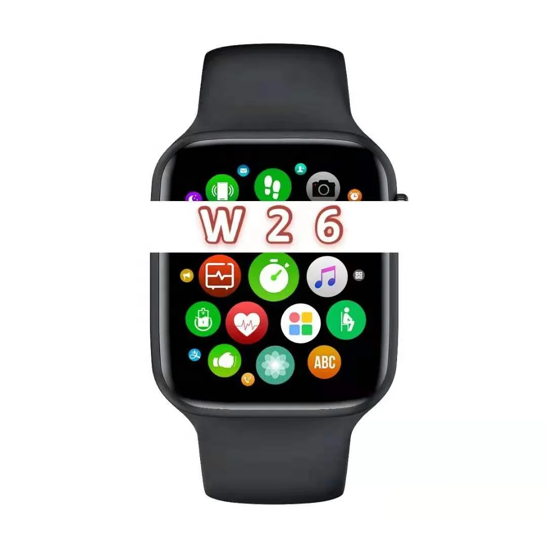 

Hot Sale Dial Heart Rate ECG Fitness Tracker W26 Smart Watch Smartwatch PK IWO 8 9 10 W34 W35 Serie 6