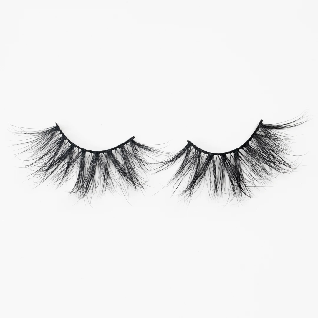 

DL038 Eyelash Extensions Mink Lahes 25mm 3d Fluffy Mink Eyelashes, Natural black