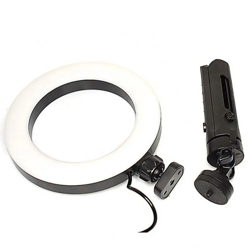 

Internet Celebrity Live Ring Fill Light Beauty Light Mobile Phone Live LED Selfie Ring Light With Triangle Bracket Adjustable
