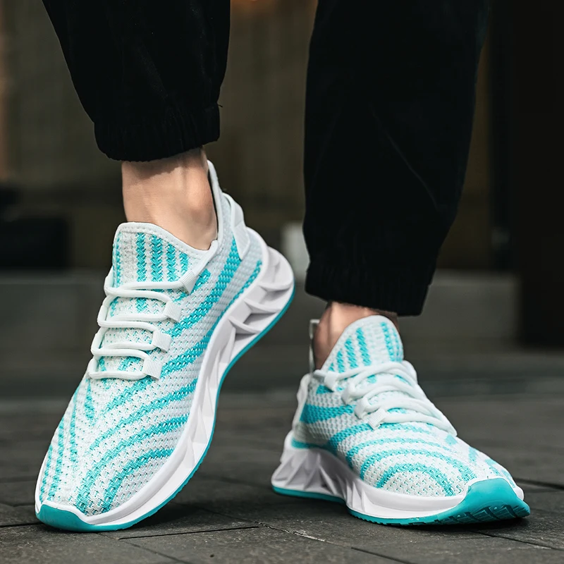 

Latest fashion breathe comfortable cool running men casual shoes sneaker