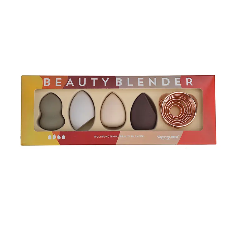 

1-4-32 soft latex free custom plastic blender beauty packaging, Multiple colors