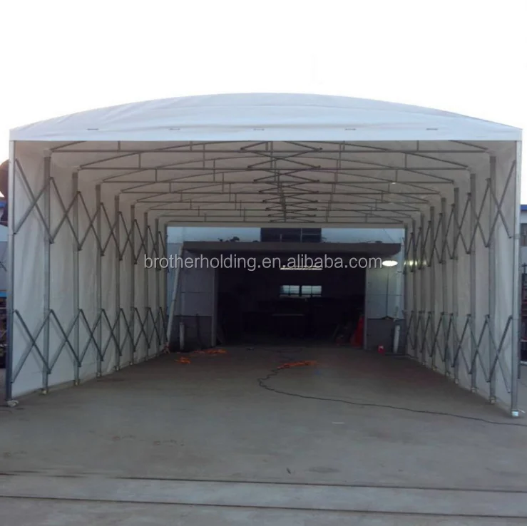 Custom Factory Outdoor Large Telescopic Activity Warehouse Shed Mobile