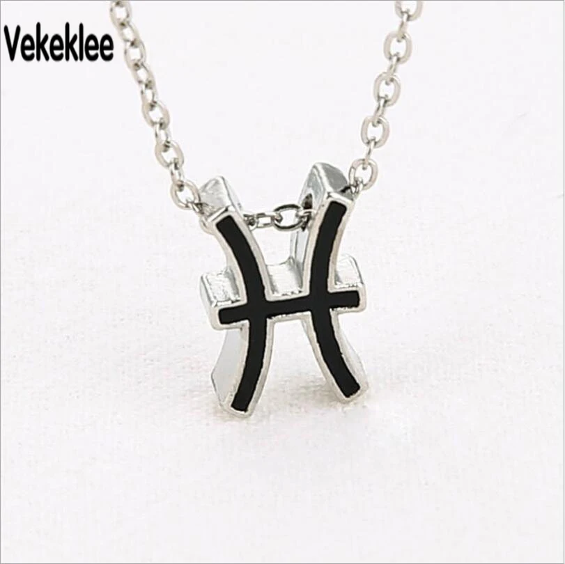 

Producer 12 Big Dipper sign gold silver black enamel chains necklaces