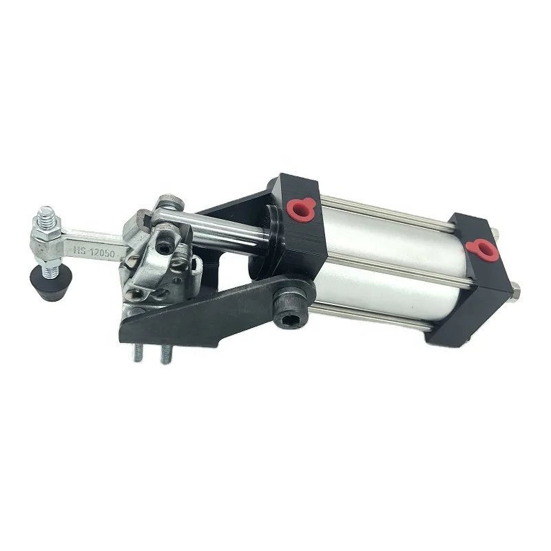 High Quality HS-12050-A Pneumatic Clamp air Toggle Clamp Holding Capacity 91KG/200LB 1/8''Inlet Similar to  807-U