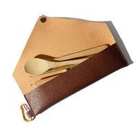 

Portable Wooden Tableware Eco-Friendly Reusable Bamboo Travel Utensils Set