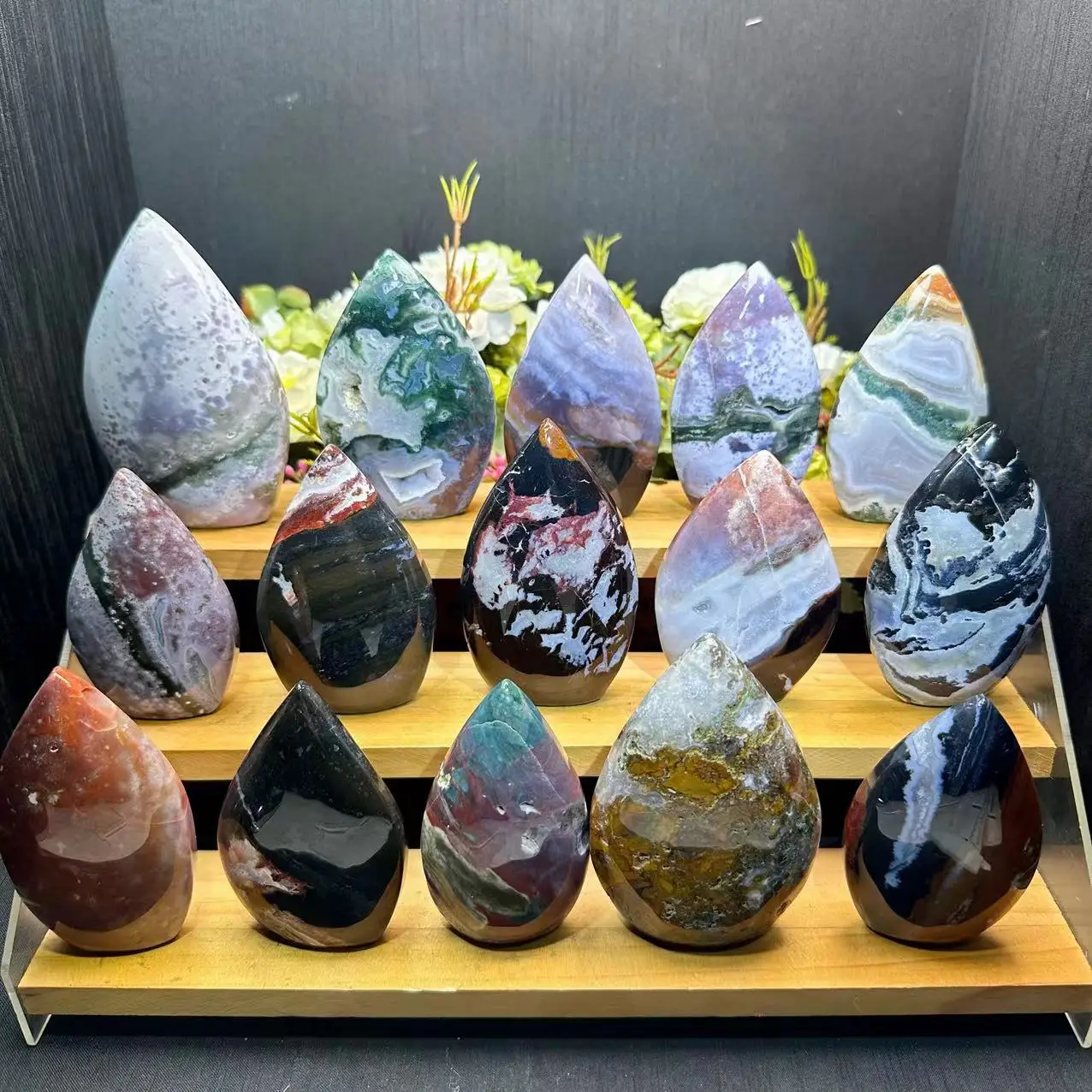 

Wholesale High Quality Natural Crystal Craft Ocean Jasper Decoration For Healing.