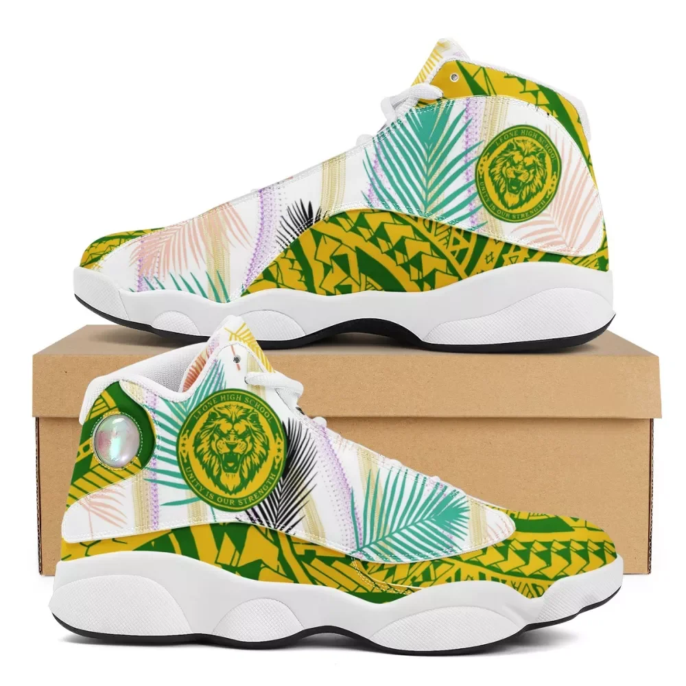 

Brand Polynesian Tribal Designs LEONE HIGH SCHOOL Seal Printed Custom Boy Casual Sneakers Durable Men Basketball Sports Shoes, Customerized