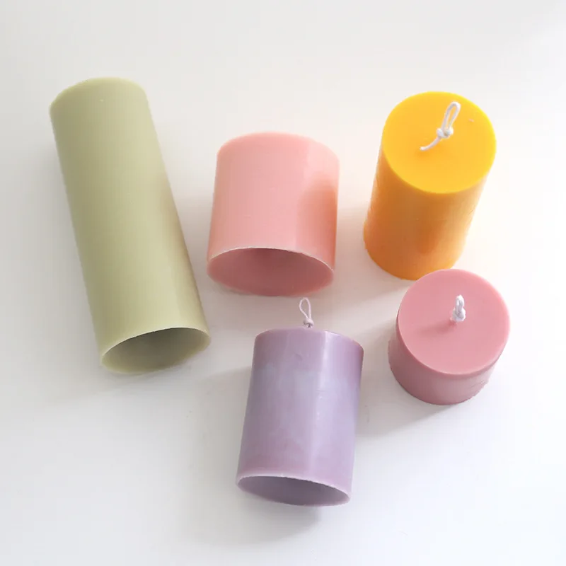 

Transparent Long Acrylic Handmade Pillar Taper Candle Making Mold For Party Bar Accessories Decoration