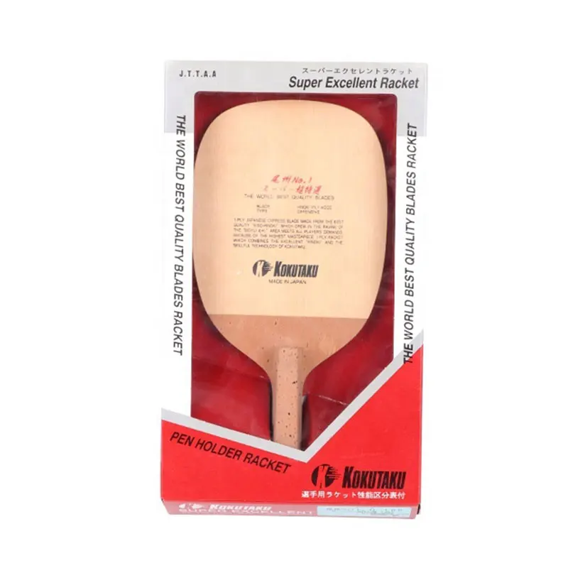 

KOKUTAKU Solitary tree baseboard Table tennis racket base plate Japanese tail Island D100 Short handle
