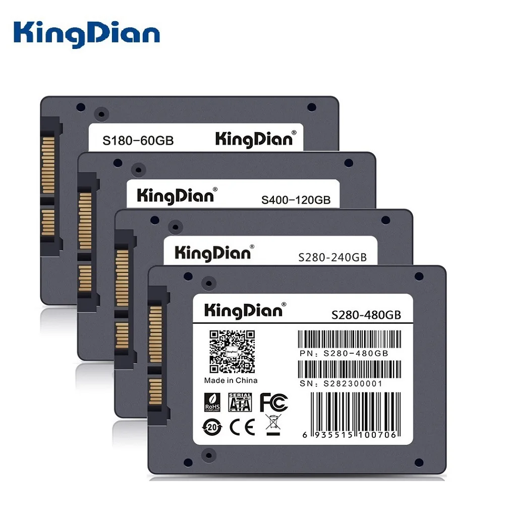 

KingDian solid state drive 2.5 inch SSD, Black