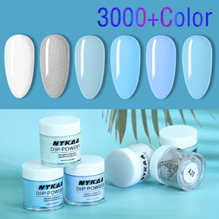 

In Stock Private Label Nail Dipping Powder Colors Vendors Bottle Packaging Fast Drying EMA Acrylic Dip Powder Nail Kit