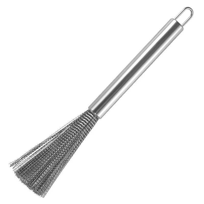 

Stainless Steel Kitchen Scrub Brush Bottle Cleaning Kitchen Tools Pans Cleaning Pot Brush Cookware Scrubber Brush