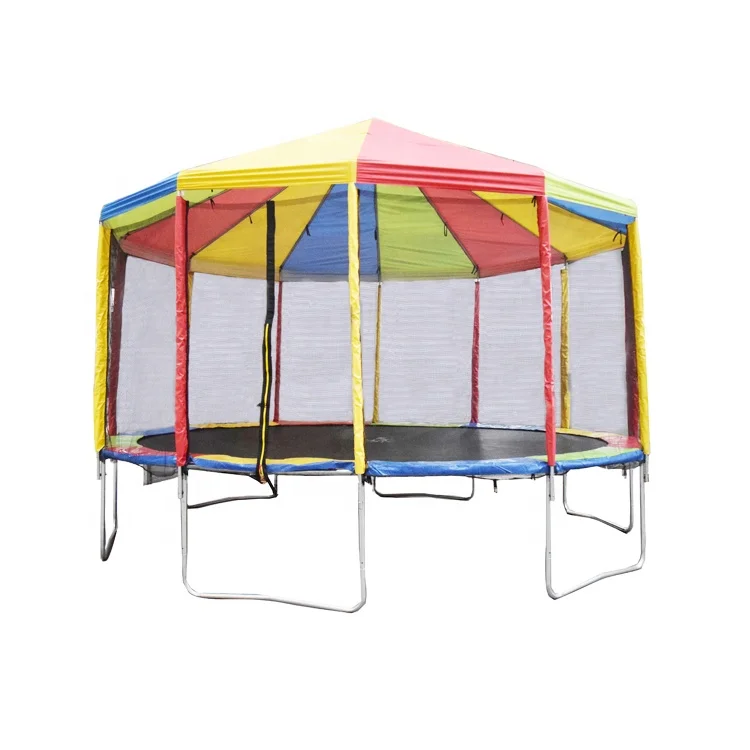 

Round Trampoline with Tent/Roof, Customized color
