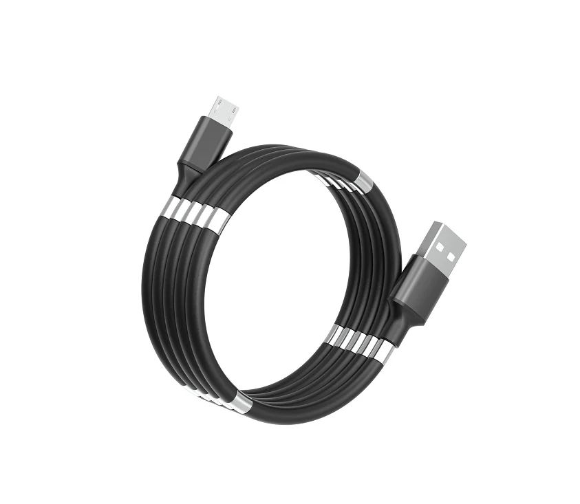 

MONKFONK Supercalla Easy-Coil Magnetic Type C fast Cable Data Line For Micro Lightning USB C