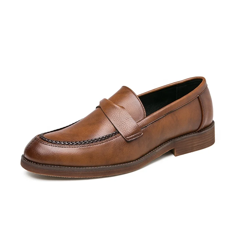 

Soft Tendon Sole Casual Shoes Low-Top Breathable Men's Shoes PU Leather Men Leather Shoes