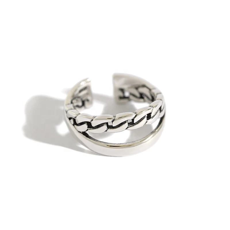 

NewSR141 link ring silver 925 fashion jewelry ring  wedding ring