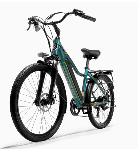 

Eu Stock E Bike 36V 10.4Ah Lithium Battery 400W Mountain Power Time Charging ES300 E Bike Bicycle 26 Inch Electric Bicycle